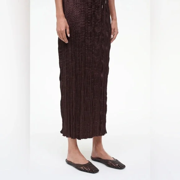 STAUD MIZU DRESS EARTH PLISSE - Picture 12 of 16